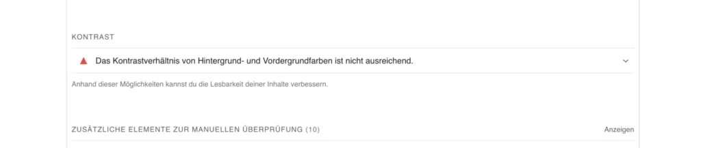 Kontrastverhältnisse optimieren kontrastverhaeltnis