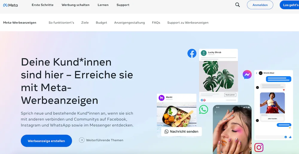 PPC: Erklärung und Anleitung für Anfänger meta ads