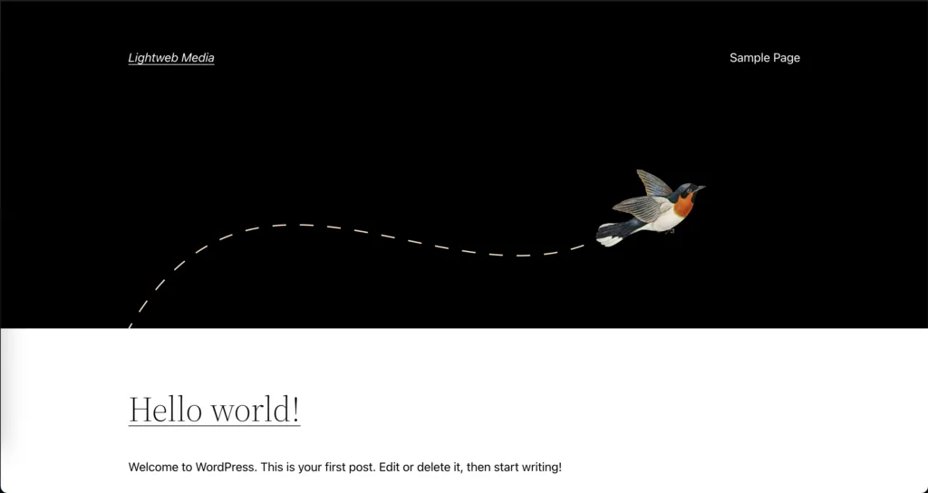 Wordpress mit dem neuen Theme WordPress 5.9
